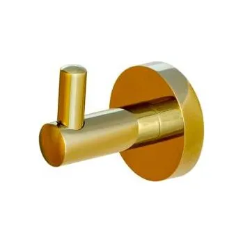 Držák na ručník Gamma Roy, 1-háček na ručník, zlatá lesklá, GMA-UPR-ROY-GD