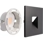 Deko-Light LED nástěnné svítidlo SET Alwaid černé 8 x 8 cm úroveň 2 700 K tmavě černá RAL 9005 1 x 4 W LED - Doprava zdarma