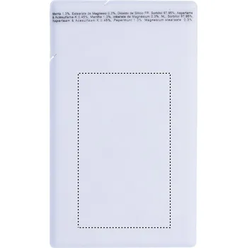 Dávkovač mýdla Dávkovač mentolek 5 FRONT, 50x30mm Tamponový tisk, 1 barva