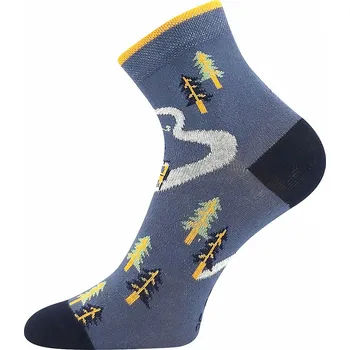 Chlapecké ponožky Kay tm.modré kemp Fuski Boma Voxx