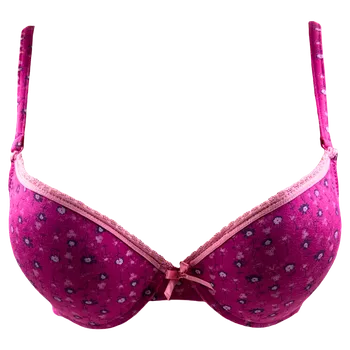 Podprsenka Dámská bavlněná podprsenka růžová 35683 Velikost: 80A