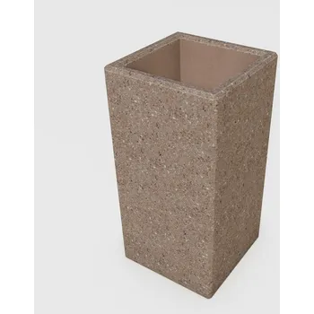 Květináč Betonový květináč Zora BDA 40/40/80 Zora kar tryskaná
