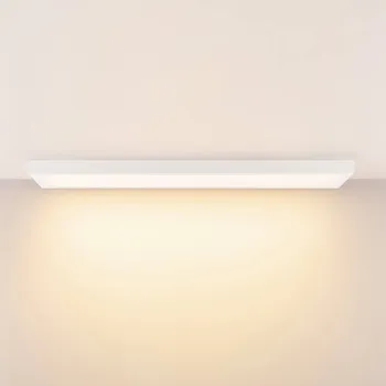 Lampička Deko-Light LED panel PRO OFFICE SANO, 123 x 33 cm, stmívatelné, bílý kov CCT dopravní bílá RAL 9016 LED 35 W celkem - Doprava zdarma