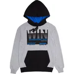 Chlapecká mikina - Winkiki WJB 01795, šedá Barva: Světle šedý melír, Velikost: 164