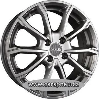 Alu kolo MAK Davinci light titan lackiert - 6,0x16, 4x100, ET45 |6x16| (F6060BRTM45CI3)