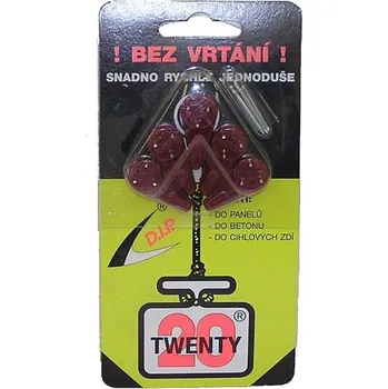 Věšák Háček UNIVERZAL červený, blistr KT05568