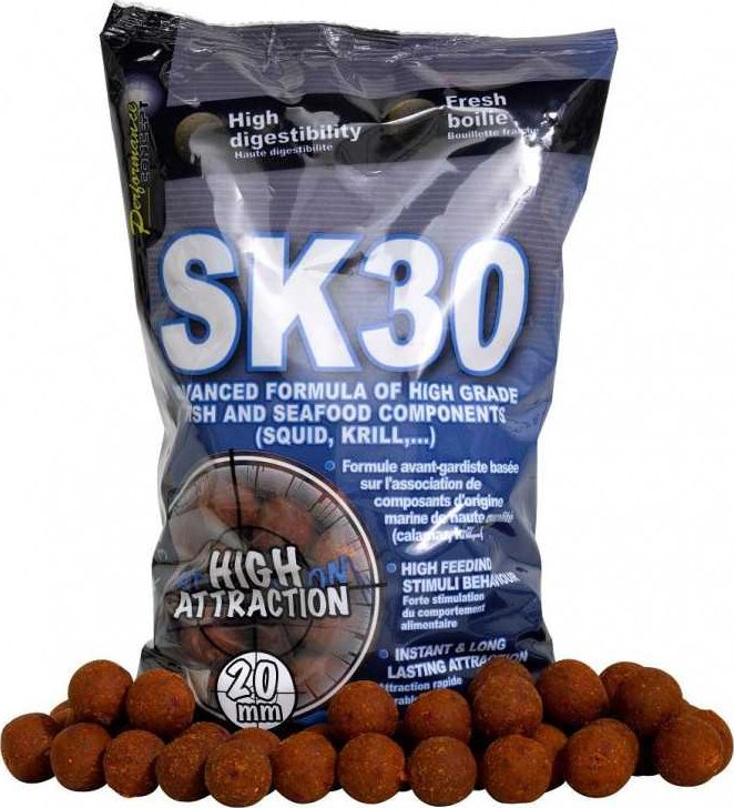 Výprodej!!! SK 30 - Boilie potápivé 800g 20mm STARBAITS 25572