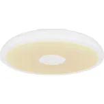 Globo 41366W RAFFY - RGB koupelnové svítidlo s reproduktorem IP44 + dálkový ovladač, LED 18W (Stropní RGB LED svítidlo do koupelny s bluetooth reproduktorem přes mobilní telefon)