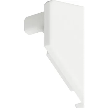 Příslušenství pro LED osvětlení Záslepka KLUŚ 45-PLUS pro LED hliníkové profily bílá