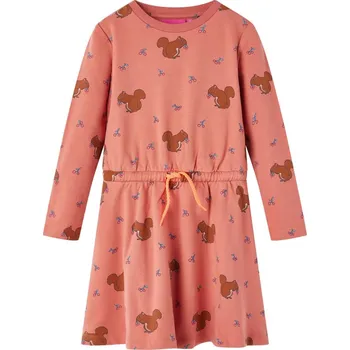 Dívčí oblečení vidaXL Dětské šaty starorůžové 140