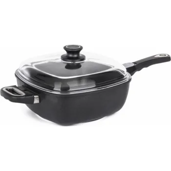 Pánev Hluboká pánev G21 Cook 26 cm s poklicí a odnímatelnou rukojetí