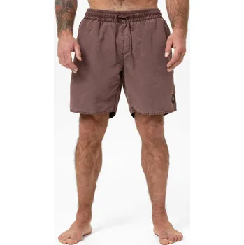 Pánská móda PitBull West Coast - pánské šortky BALFOUR burgundy XL