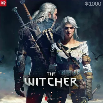 Herní konzole GOODLOOT GLO GAMING PUZZLE: THE WITCHER GERALT & CIRI 5908305236023