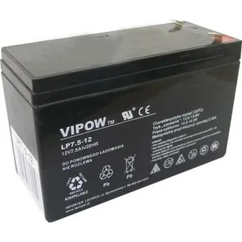 Záložní baterie VIPOW AKUMULÁTOR OLOVĚNÝ AGM 12V 7.5Ah