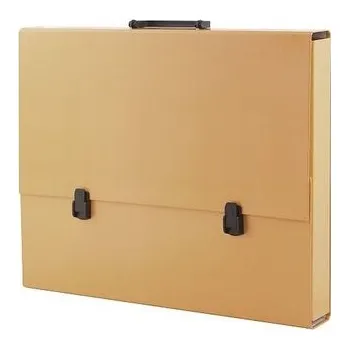 Archivační box Teczka szkolna z rączką A3 pomarańczowa pastelowa , Tadeo