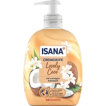 Mýdlo ISANA Krémové mýdlo Lovely Coco 500ml