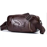 Bullcaptain pánská kožená messenger taška Zozime Hnědá BULLCAPTAIN DJB0308s2