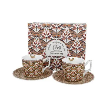 2 filiżanki espresso ze spodkami PAPILIO