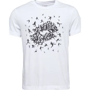 Pánské tričko Pánské tričko Lotto LOSANGA PLUS IV TEE XXL Bílá, Černá