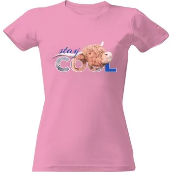 Dámské tričko Tričko s potiskem Stay Coo-l Skotsko dámské