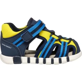 Chlapecká obuv Chlapecké boty Geox B SANDAL IUPIDOO 26 Tmavě modrá, Žlutá, Modrá, Bílá