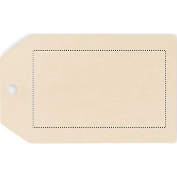 Vánoční stromek Mini umělý vánoční stromek 5 TAG SIDE 1, 35x60mm Tamponový tisk, 1 barva