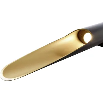 Lampička Deko-Light Apodis LED nástěnné světlo, černá/zlatá, výška 80 cm, kovové stmívatelné černá, zlatá LED 14,7 W celkem - Doprava zdarma