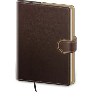 Zápisník Linkovaný zápisník Flip L hnědo/capuccionový