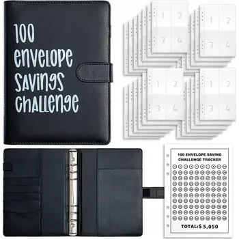 Diář Pořadač s kroužky a 25 fóliemi + kalendář A5 Černý