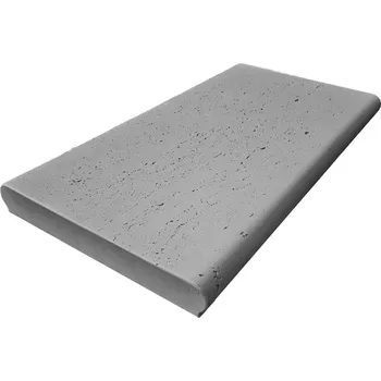 Venkovní dlažba Lem bazénový průběžný oboustranný Presbeton VERTO reliéfní šedá 318×600×45 mm