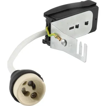 Lampička Deko-Light Zásuvka GU10 s distančním rámečkem, bílá, kabel 10 cm max. 35 W 1 x 35 W
