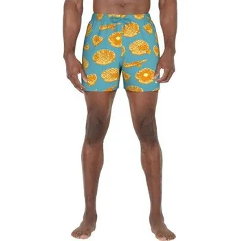 Pánské plavky Pánské plavecké šortky Nike MULTI PRINT M Žlutá, Tyrkysová