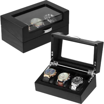 Box na hodinky Gaira® Kazeta na hodinky 22375-3-10 Černá