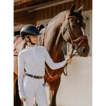 Závodní triko Equi-Theme -BUFFY LONG- - Bílá - XS