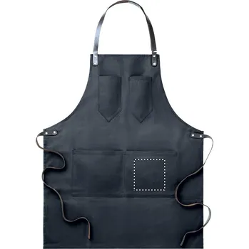 Pracovní zástěra Kožená zástěra Sítotisk (max. 2 barvy, 130x130mm) 2 barvy 20 BOTTOM POCKET LEFT