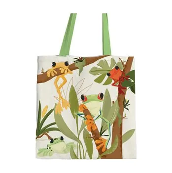 Nákupní taška Látková taška - Tropická žába