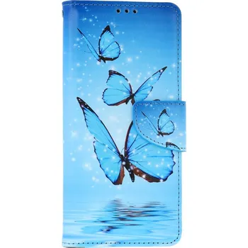 Pouzdro na mobilní telefon Pouzdro Xiaomi Redmi 14C Modří motýlci (kryt neboli obal na Xiaomi Redmi 14C)