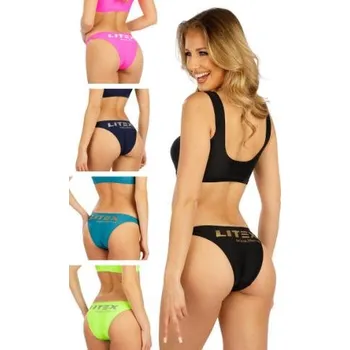 Oblečení a móda Dámské plavky Litex 50516 KALHOTKY string kiwi zelená 40