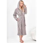 Dámský župan Dolly šedý s puntíky XL