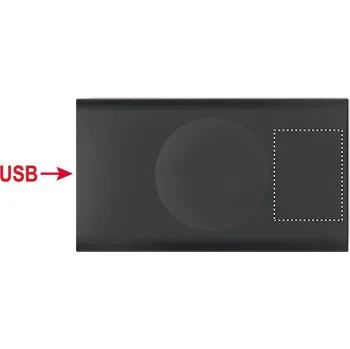 Powerbanka Powerbanka 5000mAh 15W Laserové gravírování (max. 1 barva, 40x30mm) 1 barva 5 TOP RIGHT