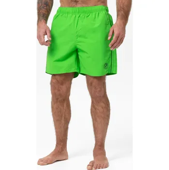 Pánské oblečení PitBull West Coast - pánské koupací šortky CROWNHILL zelené 3XL