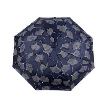 Deštník Dámský skládací vystřelovací deštník - 1 ks - 3 modrá tmavá (cs, Stoklasa)