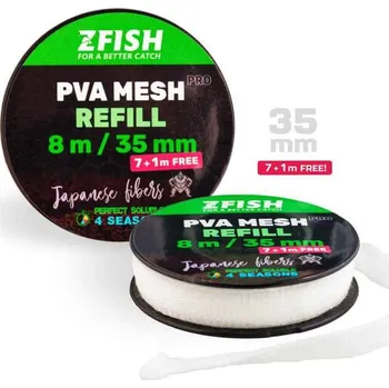 PVA Zfish punčocha PVA PRO Refill 35 mm / 7 + 1 m zdarma!