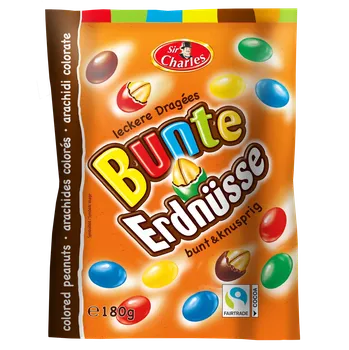 Semeno Bunte Erdnüsse - arašídy v mléčné čokoládě [Sir Charles, 180 g]
