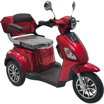 Elektrický invalidní skútr E-frej E3 LiFePO 1109 elektrická tříkolka červená