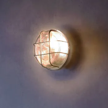 Lampička Deko-Light Sotano Retro lampa odolná proti vlhkosti, šedá, Ø 18 cm, plast IP44 1 x 60 W