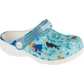 Dívčí sandály Světle modré dětské nazouváky Crocs Frozen Baya Clog Kids 210352-90H Velikost: 32/33