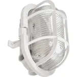 Deko-Light Vlhkotěsná lampa Sotano Retro bílá 19 x 12 cm IP44 plast 1 x 60 W