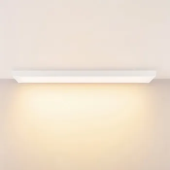 Lampička Deko-Light LED panel PRO OFFICE SANO, 123 x 33 cm, DALI bílý kov CCT dopravní bílá RAL 9016 LED 34 W celkem - Doprava zdarma
