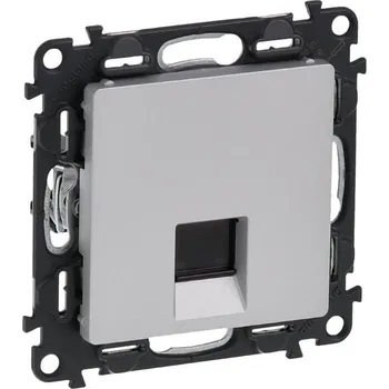 Elektrická zásuvka Legrand Valena Life datová zásuvka 1xRJ45 CAT.5e FTP, hliník, 753353